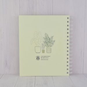 Cuaderno Medio Oficio Plantas